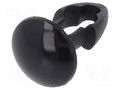 Rivet; polyamide; Rivet diam: 3.2mm; L.rivet: 4mm; black; UL94V-2 KEYSTONE KEYS3302