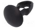 Rivet; polyamide; Rivet diam: 4mm; L.rivet: 4.8mm; black; UL94V-2 KEYSTONE KEYS3313