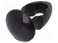 Rivet; polyamide; Rivet diam: 5.6mm; L.rivet: 4mm; black; UL94V-2 KEYSTONE KEYS3330