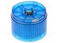 Module: light signaller; blue; LED; 24VDC; IP65; Ø70x50mm; LR7 PATLITE LR7-E-B