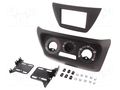 Radio frame; Mitsubishi; 2 DIN; matt black METRA RAM-40.820