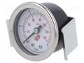 Manometer; 0÷10bar; non-aggressive liquids,inert gases; 40mm PNEUMAT M40A.NC010G18