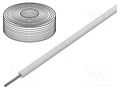 Wire; stranded; Cu; silicone; white; 150°C; 600V; 7.5m; 10AWG; 25ft MUELLER ELECTRIC WI-M-10-25-9