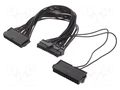 Cable: mains; ATX socket 24pin x2,ATX plug 24pin; 0.3m; black GEMBIRD CC-PSU24-01