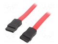 Cable: SATA; SATA female,both sides; 1m; flat,SATA III GEMBIRD CC-SATA-DATA-XL