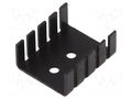 Heatsink: extruded; U; TO202,TO218,TO220; black; L: 30mm; W: 25.4mm Wakefield Thermal 290-2AB