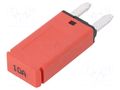 Fuse: fuse; 10A; 14VDC; automotive; 12.45mm; Mini OPTIFUSE MOCBP4-PM-10A