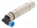 Contact; female; with cut-off valve; pipe OD Ø3mm; brass; angled HARTING 09140007463