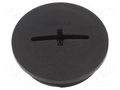 Stopper; M32; 1.5; IP56; polyamide; black; Thread: metric; 8mm BM GROUP BM4632N
