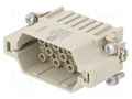 Connector: HDC; contact insert; male; 10A; 250V; Han® DD; PIN: 28 HARTING 09160283001