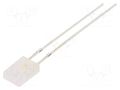 LED; rectangular; 2x5x7mm; bipolar; white warm; 500÷750mcd; 100° OPTOSUPPLY OSMMD271A2B