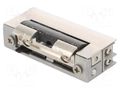 Electromagnetic lock; 12÷24VDC; low current,with switch LOCKPOL 1428RFW12-24VAC/DC