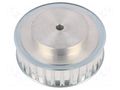 Belt pulley; AT10; W: 25mm; whell width: 40mm; Ø: 93.65mm; aluminium OPTIBELT 40-AT10-30-200ZA