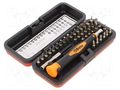 Kit: screwdriver; Kit: screwdriver bits; 37pcs. BETA BE1256/C36-2
