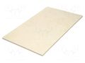 Sheet; Dim: 610x1000mm; Thk: 20mm; natural; 0.61m2 MITSUBISHI CHEMICAL ADV. MATERIALS 16091194N020061010