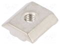 Nut; for profiles; Width of the groove: 6mm; stainless steel FATH FA-096484E