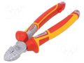 Pliers; side,cutting,insulated; 190mm; Cut: with side face NWS NW135-49VDE-190