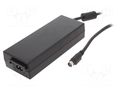 Power supply: switching; 12VDC; 10A; Out: KYCON KPPX-4P; 120W; 93% XP POWER ALM120PS12C2-8