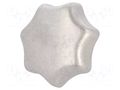 Knob; Ø: 63mm; Int.thread: M12; aluminium; DIN 6336; matt ELESA+GANTER DIN6336AL63-M12EMT