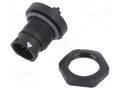 Connector: circular; socket; for panel mounting,front side nut AMPHENOL LTW AZ-17PMMP-QC8001