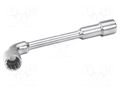 Wrench; L-type,socket spanner; 15mm,HEX 15mm; tool steel BAHCO SA.28M-15