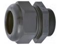 Cable gland; NPT1 1/2"; IP68; polyamide; black; UL94V-0; HSK-K HUMMEL HUMMEL-1209640171