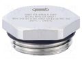 Stopper; M32; 1.5; IP68; brass; Plating: nickel; V-Ms-Ex; with seal HUMMEL HUMMEL-1197320050