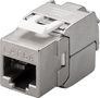 Keystone Module RJ45 CAT 6A, STP, 500 MHz, Slim-Line - 16.3 mm wide, crocodile type, for tool-free IDC mounting 90864