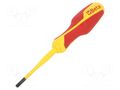 Screwdriver; insulated; PlusMinus PZ-type; SL/PZ1 BETA BE1276MQ/C-PZ1-LP