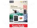 Memory card; Extreme,A2 Specification; microSDXC; R: 170MB/s SANDISK SDSQXAH-064G-GN6AA