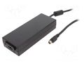 Power supply: switching; 12VDC; 12.5A; Out: KYCON KPPX-4P; 150W XP POWER ALM150PS12C2-8