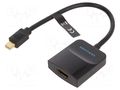 Converter; HDMI socket,mini DisplayPort plug; Len: 0.15m VENTION HBCBB