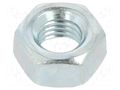 Nut; hexagonal; 1/4"-28; steel; Plating: zinc; 9.5mm KEYSTONE KEYS4713