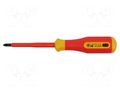 Screwdriver; insulated,slim; PlusMinus PH-type; SL/PH2 BERNSTEIN BRN-14-686-VDE