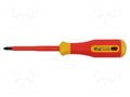 Screwdriver; insulated,slim; PlusMinus PZ-type; PZ/S2 BERNSTEIN BRN-14-696-VDE