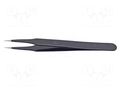 Tweezers; Blade tip shape: sharp; Tweezers len: 110mm; ESD BERNSTEIN BRN-5-051-UF-13