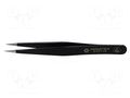 Tweezers; Blade tip shape: sharp; Tweezers len: 85mm; ESD BERNSTEIN BRN-5-071-13