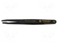 Tweezers; Blade tip shape: flat; Tweezers len: 120mm; ESD BERNSTEIN BRN-5-192