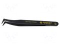 Tweezers; Blade tip shape: rounded; Tweezers len: 120mm; ESD BERNSTEIN BRN-5-194