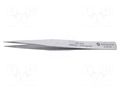 Tweezers; 130mm; Blade tip shape: flat; universal; tips serrated BERNSTEIN BRN-5-878