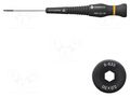 Screwdriver; precision; hex key; HEX 2mm; ESD; Blade length: 50mm BERNSTEIN BRN-6-635