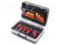 Kit: general purpose; insulated; case; 22pcs. BERNSTEIN BRN-8200-VDE