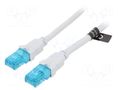 Patch cord; RJ45 plug,both sides; U/UTP; 5e; CCA; 0.75m; PVC; 26AWG VENTION VAP-A10-S075