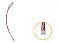 Cable; PIN: 4; MOLEX; Contacts ph: 1.25mm; L: 150mm Riverdi RVA-0104M-1.25FF