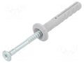 Plastic anchor; with flange,with screw; 6x40; zinc-plated steel FISCHER FISCHER-50339