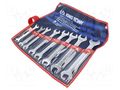 Wrenches set; spanner; 8pcs. KING TONY KT-1108MR