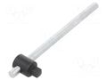 Knob; 1/4" square; Chrom-vanadium steel; 115mm KING TONY KT-2571-45
