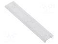 Cover for LED profiles; white; 1m; push-in GTV Poland GTV-OMGLAX-1M