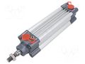 Profile cylinder; Piston diam: 12mm; Piston stroke: 80mm; 1÷10bar PNEUMAT FMS032.0080.00
