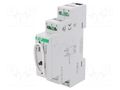 Relay; for DIN rail mounting; 85÷265VAC; 85÷265VDC; 230VAC; NO F&F FW-R1D-P